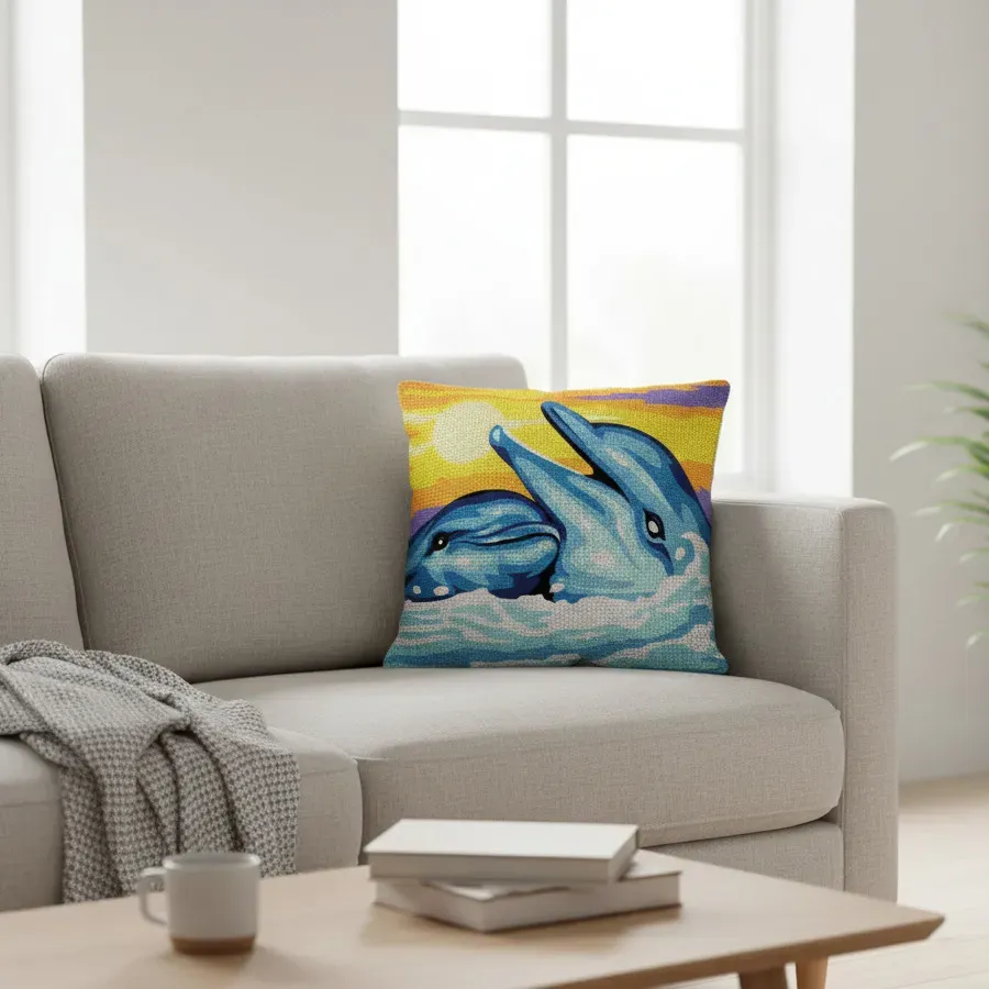 SEG Margot Paris Dauphins kussen borduurpakket