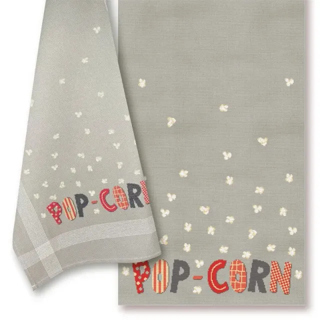 LiliPoints PopCorn borduurpatroon theedoek patroon alleen