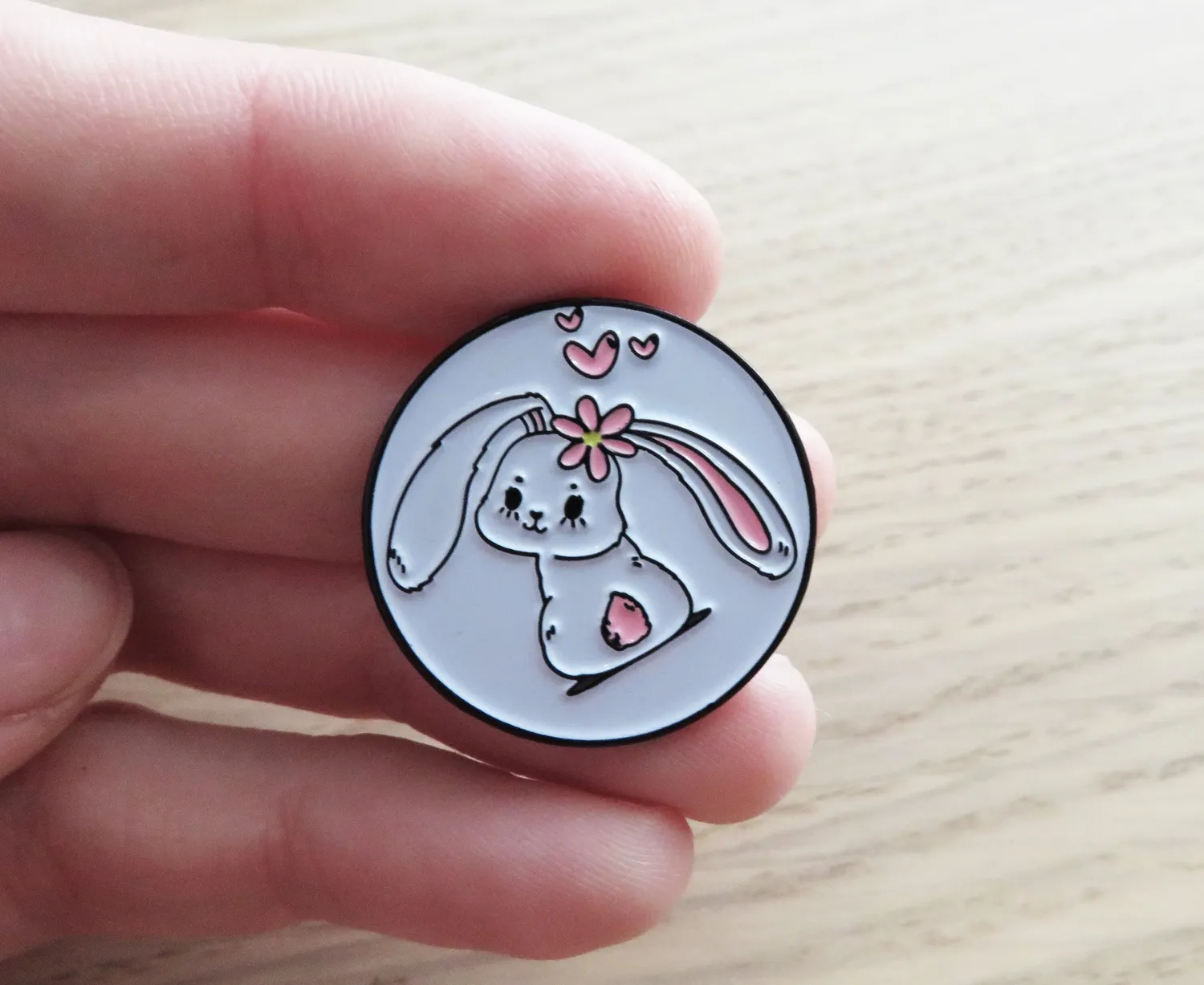Leti Stitch Bunny 14333 naaldmagneet konijn 25 mm