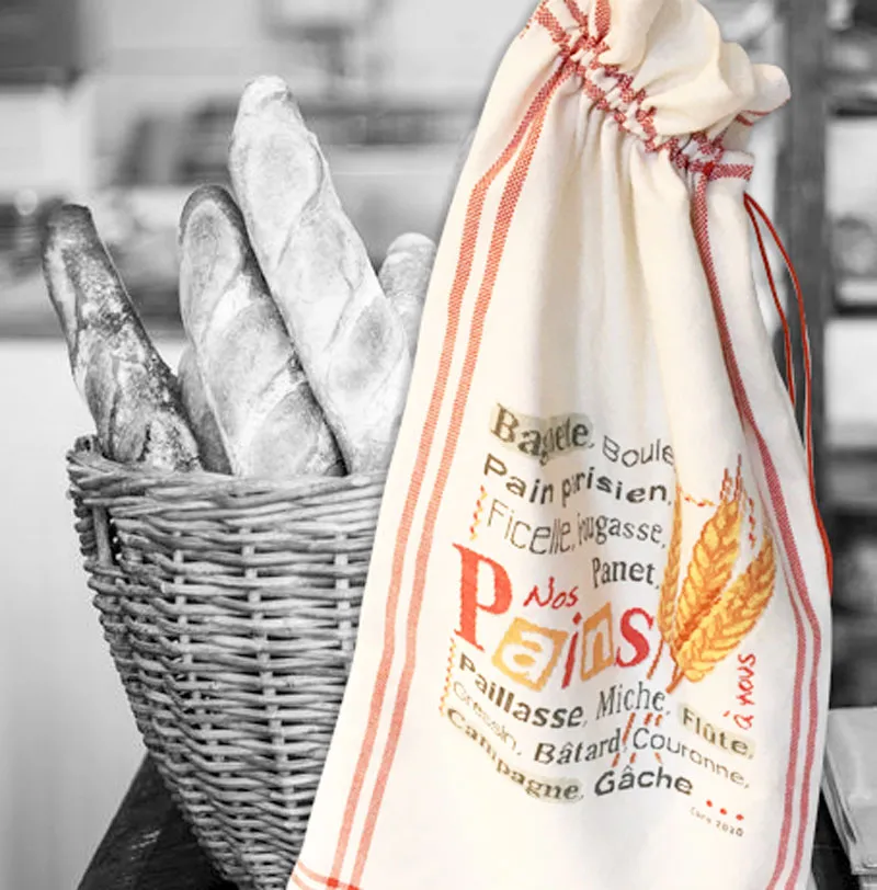 LiliPoints French Breads borduurpatroon brood 215x212