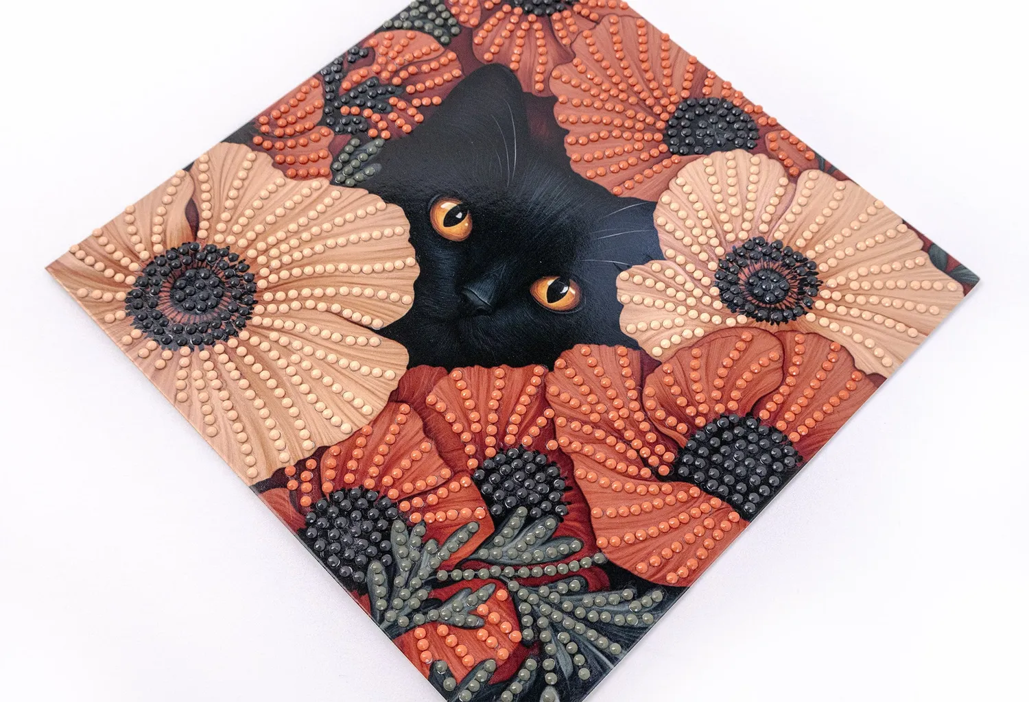 Dazzle Dots 481-517 Poppy Eyes diamond painting kaart 18cm