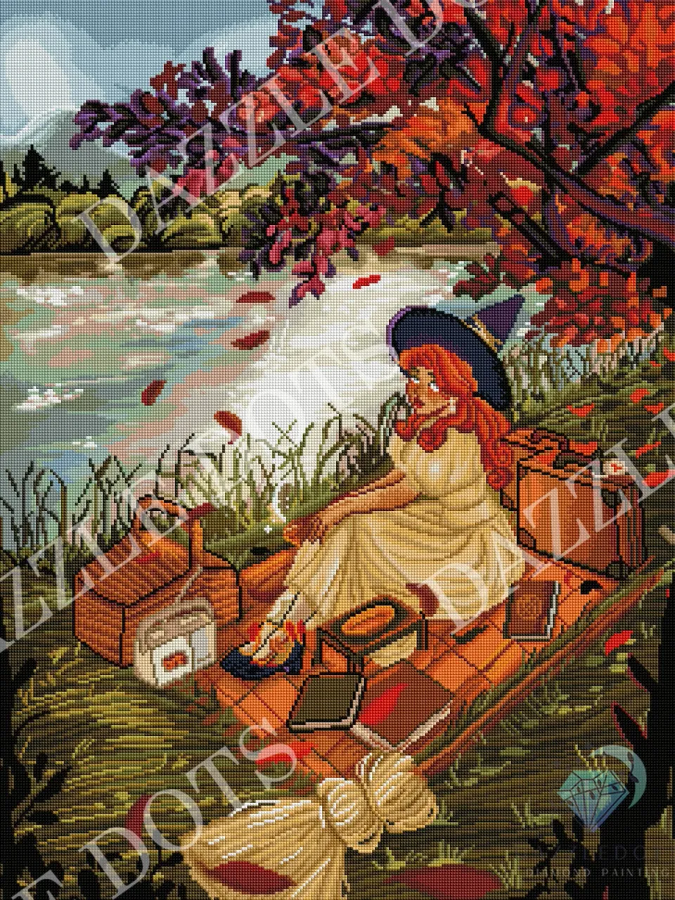 Leti Stitch Dazzle Dots LDS-7080 Picnic Break diamond painting 60x80