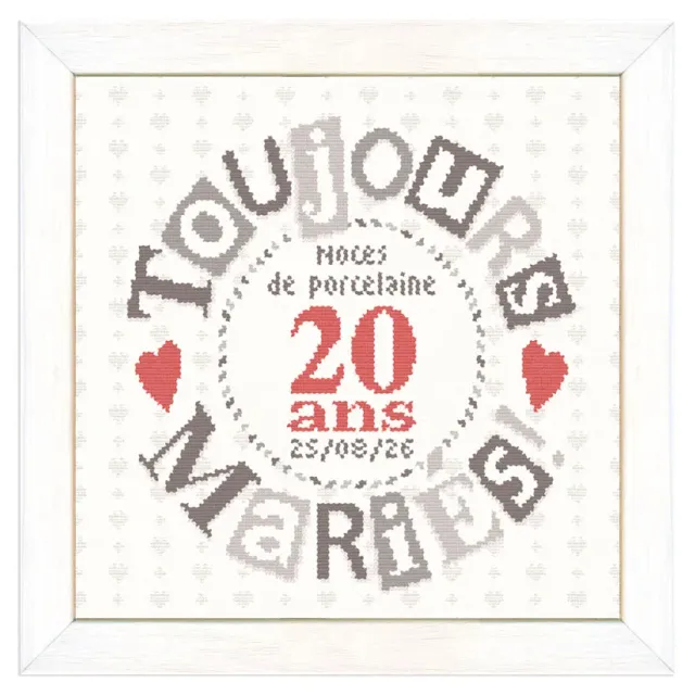 LiliPoints Toujours Mariés borduurpatroon huwelijk alfabet