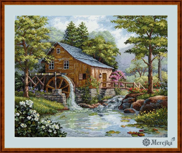 Merejka Song of Summer borduurpakket 31x40 40 kleuren