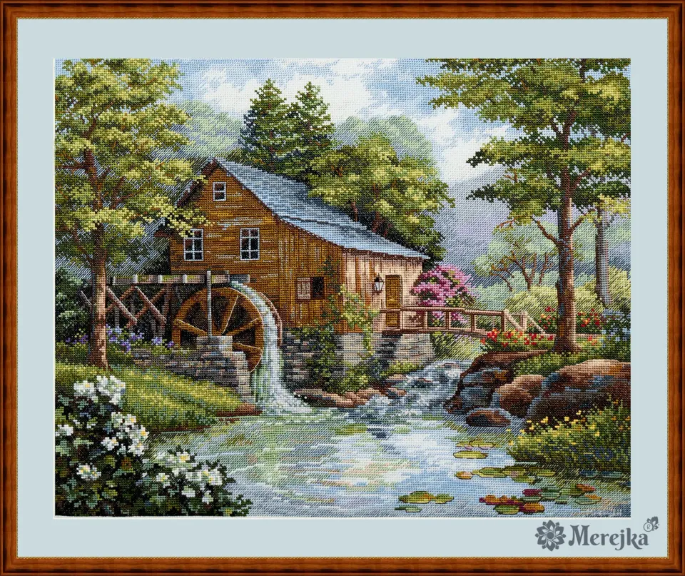 Merejka Song of Summer borduurpakket 31x40 40 kleuren