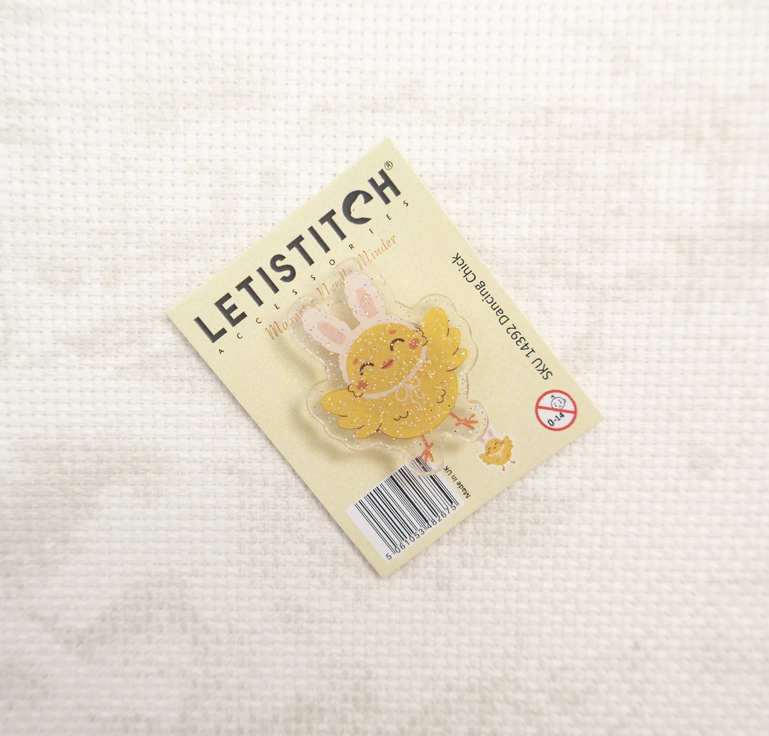 Leti Stitch 14392 Dancing Chick naaldminder magneet 35 mm
