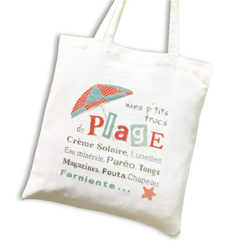 LiliPoints Lili tote bag 40x40 cm wit katoen