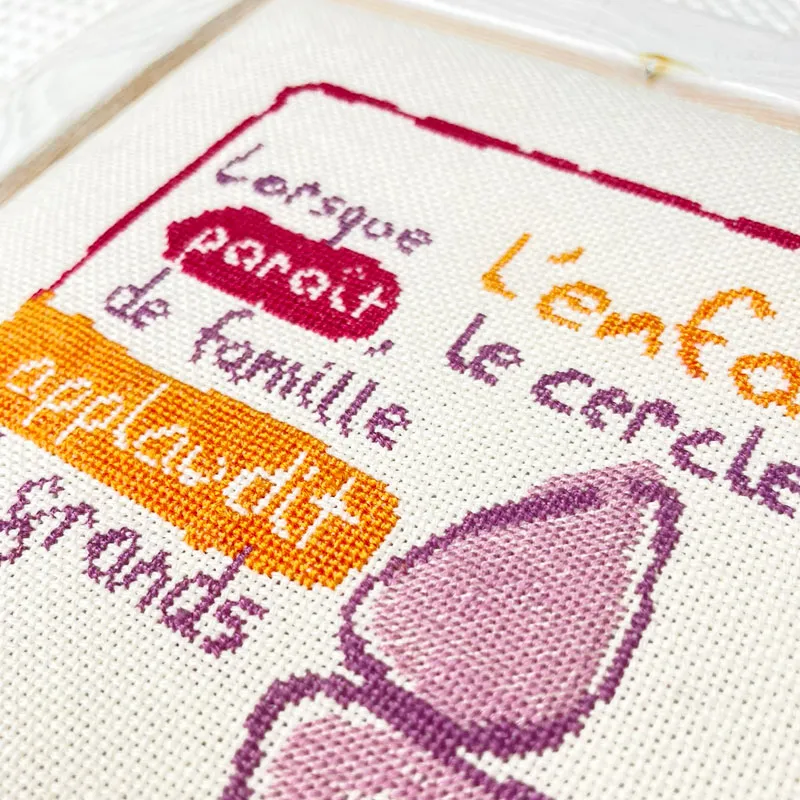 LiliPoints When baby arrives borduurpatroon geboorte