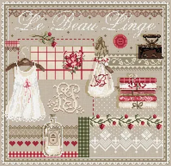 Madame la Fée Le Beau Linge kruissteekpatroon pdf download