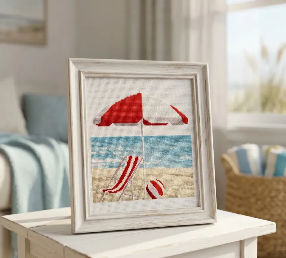 SEG Marie Coeur Bord de Mer Rouge kruissteekpakket