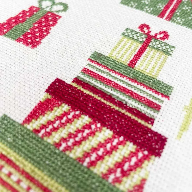 LiliPoints Christmas presents borduurpatroon kerst 2 varianten