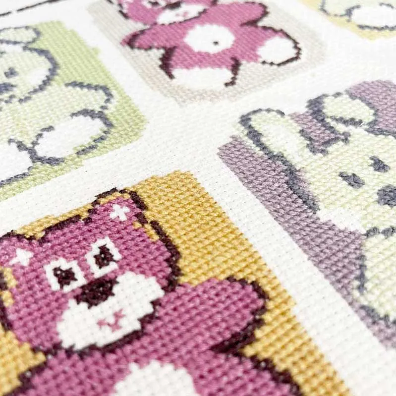 LiliPoints My Cuddly Friends borduurpatroon knuffels