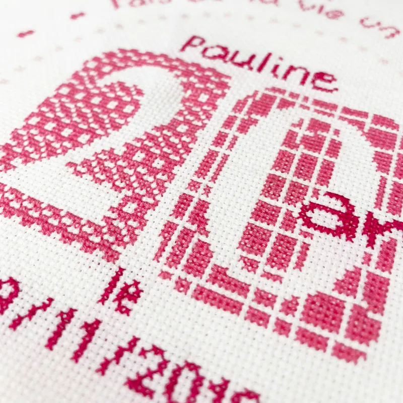 LiliPoints 20 borduurpatroon rond 132 steken