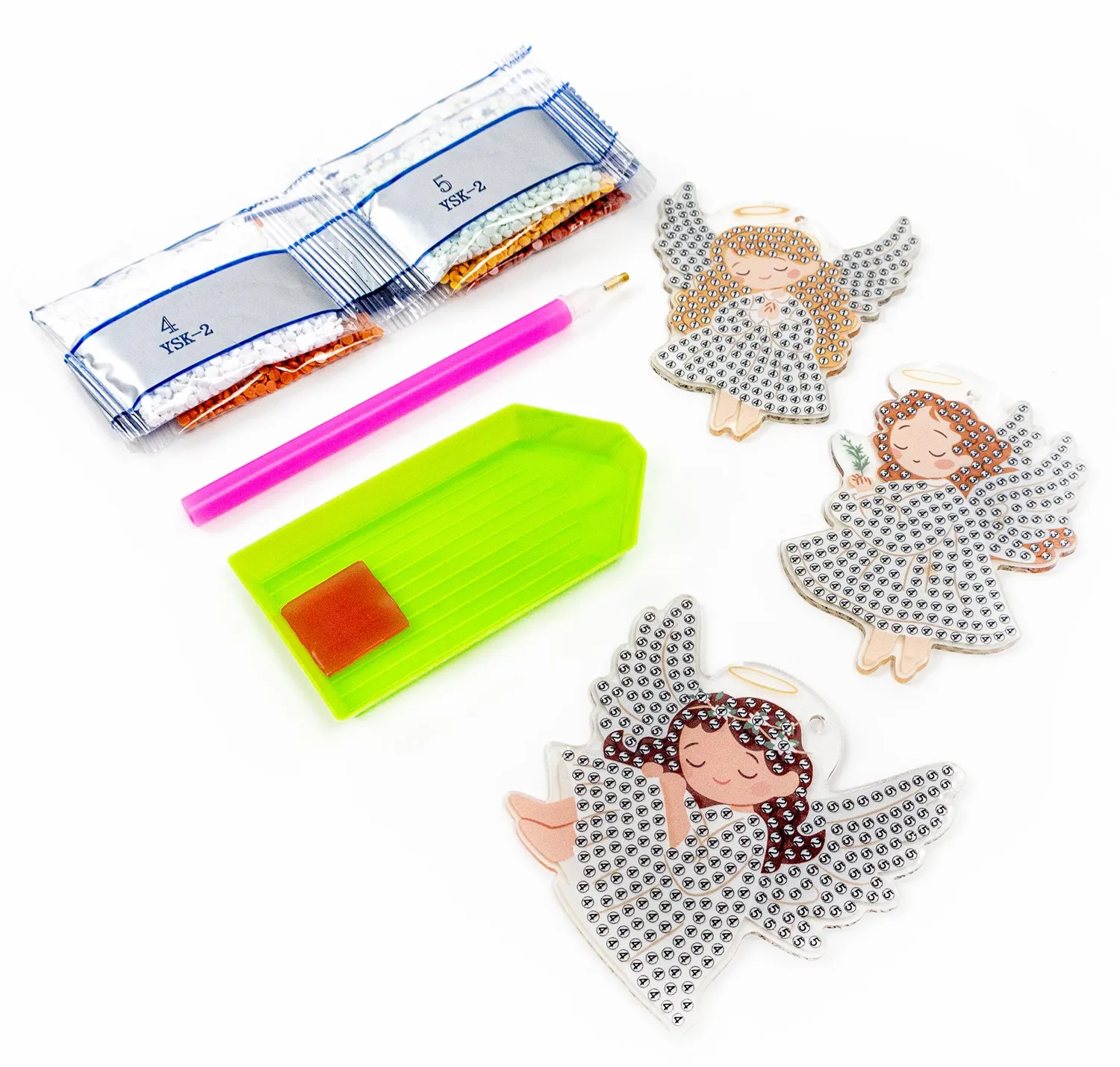 Leti Stitch Wings of Light hangers diamond painting 6 stuks