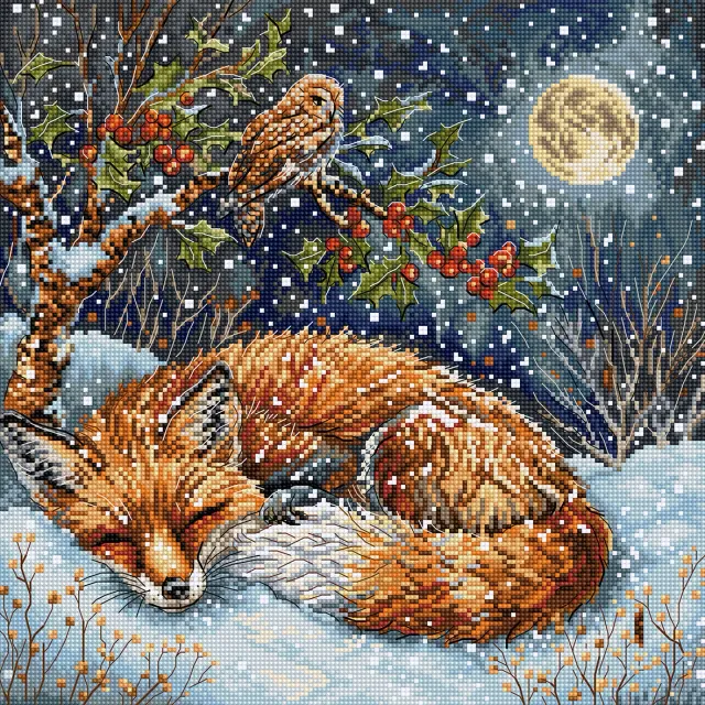 Leti Stitch L9938 Frosted Dreams borduurpakket 26x26