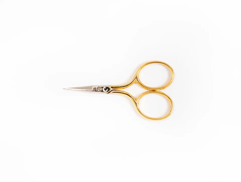 Leti Stitch 20448 borduurschaartje 7 cm goud handvat