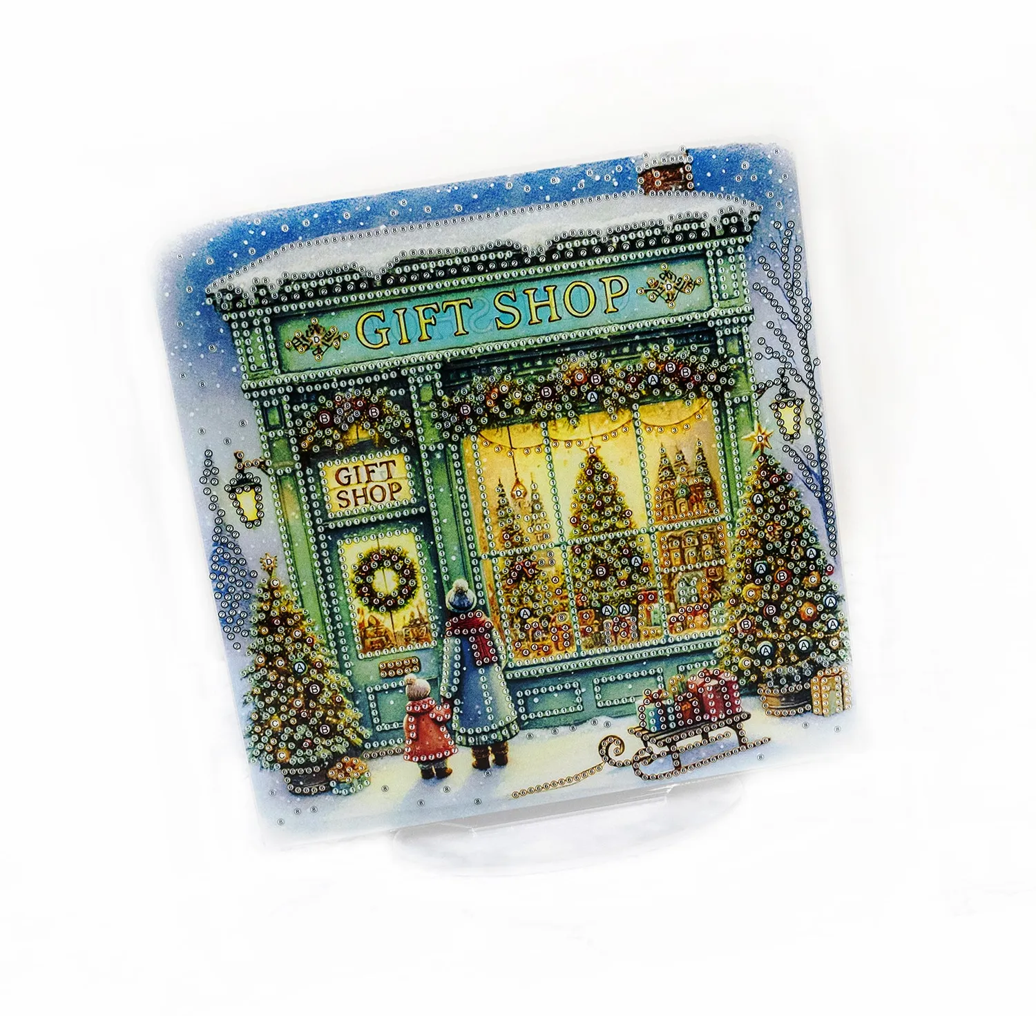 Leti Stitch Dazzle Dots 481-395 Holiday Joy diamond painting 24 cm