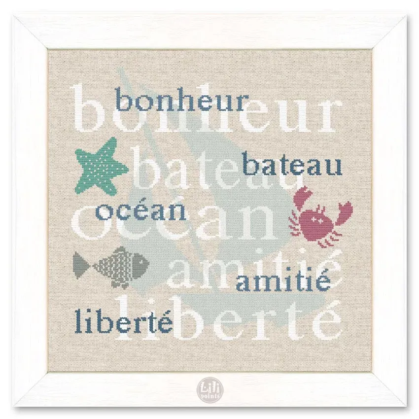 LiliPoints Freedom A011 borduurpatroon beige 163 steken