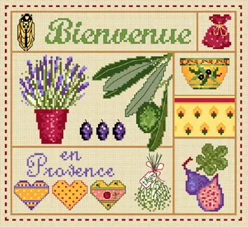 Madame la Fée Mini Provence telpatroon 137x137 papier