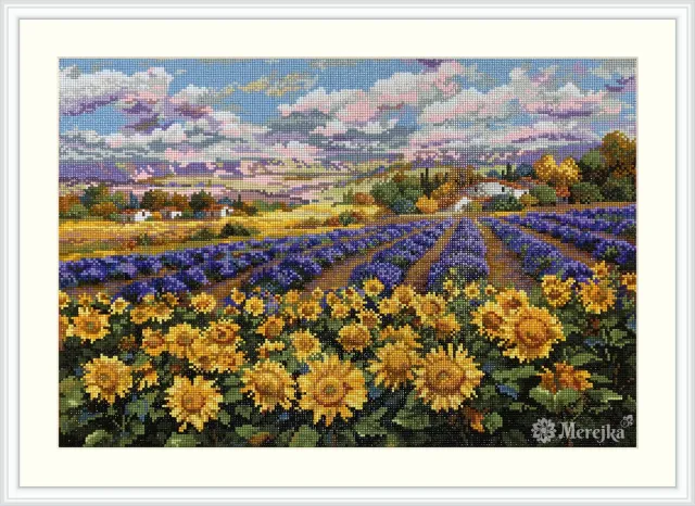 Merejka Fields of Lavender diamond painting 61x43