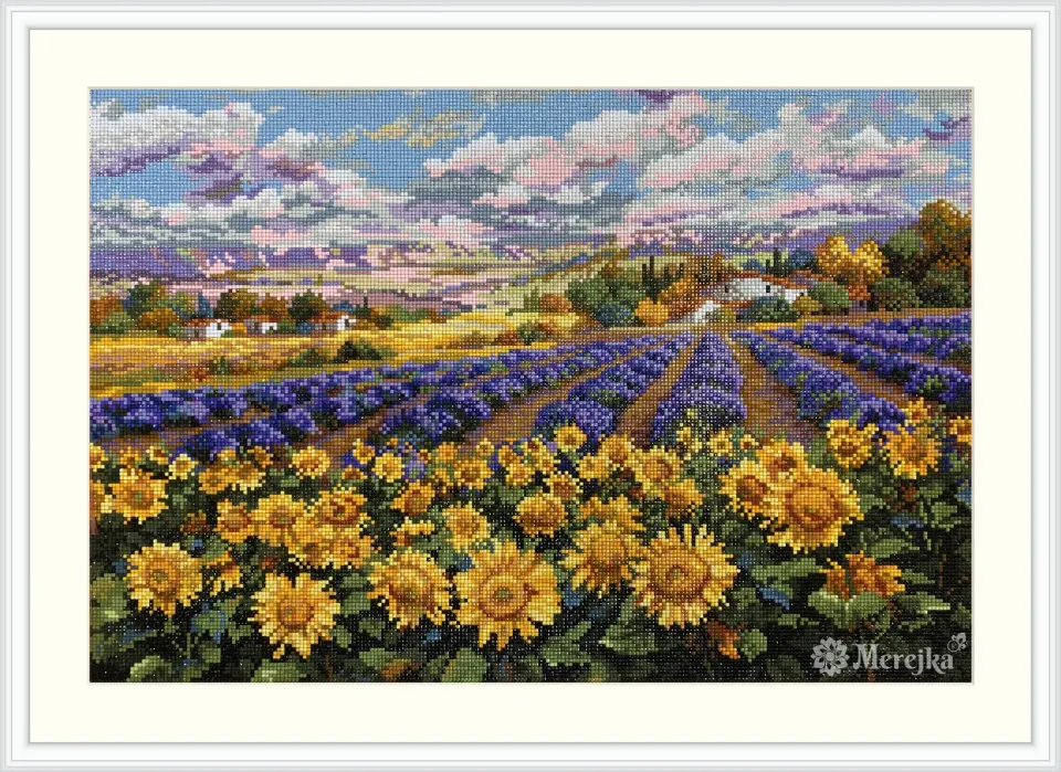 Merejka Fields of Lavender diamond painting 61x43