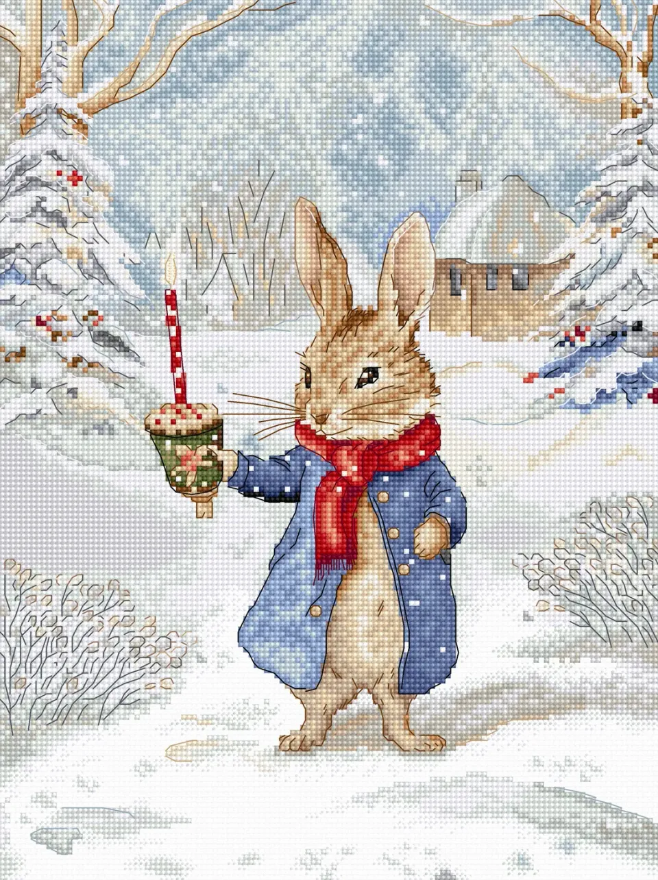 Leti Stitch L9918 Christmas Caroling kruissteek 21x27