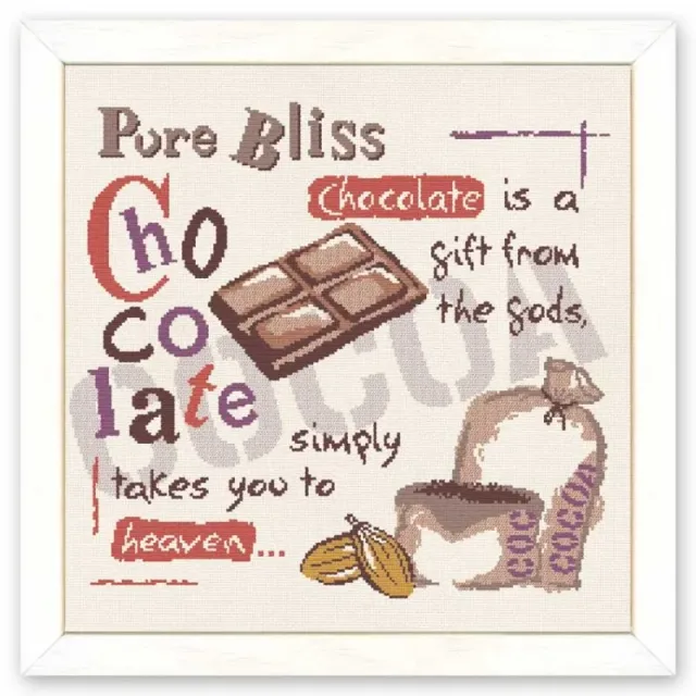 LiliPoints Chocolate kruissteekpatroon 206x194 steken