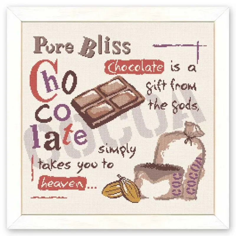 LiliPoints Chocolate kruissteekpatroon 206x194 steken