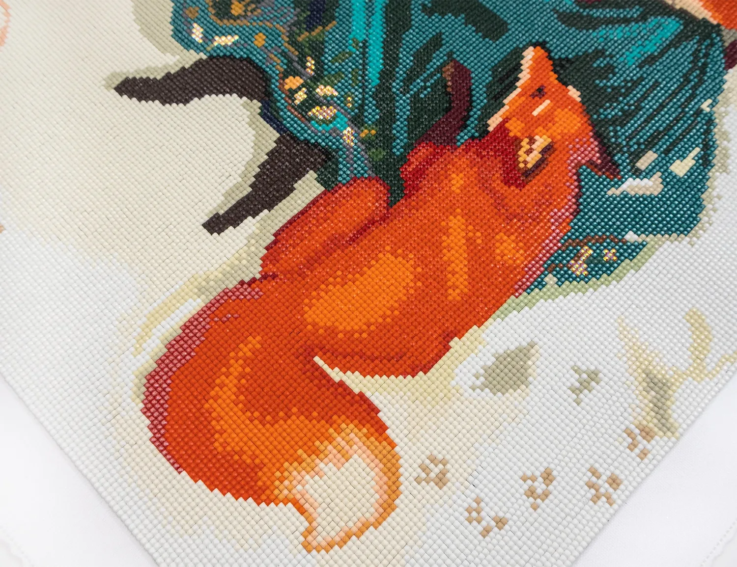Leti Stitch Dazzle Dots LDS 7005 Flame diamond painting 56x70 cm