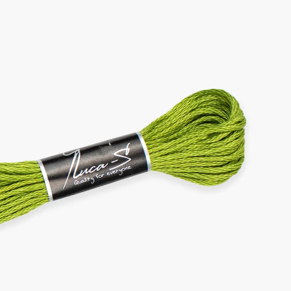 Leti Stitch Luca-S 267 borduurgaren 8 m groen katoen