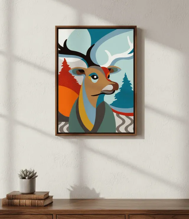 SEG de Paris Cerf Art stramien hert modern