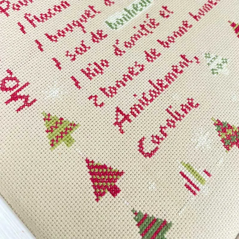 LiliPoints Letter to Santa Claus kruissteekpatroon kerst