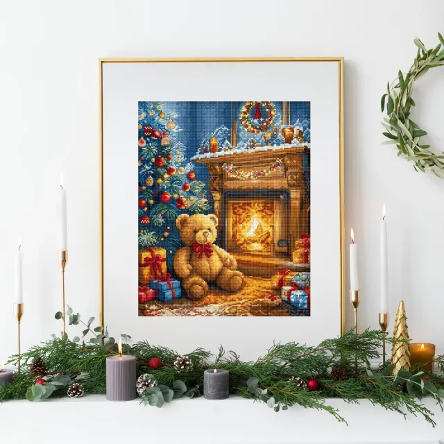Leti Stitch L9920 Christmas is coming borduurpakket 22x27 winter