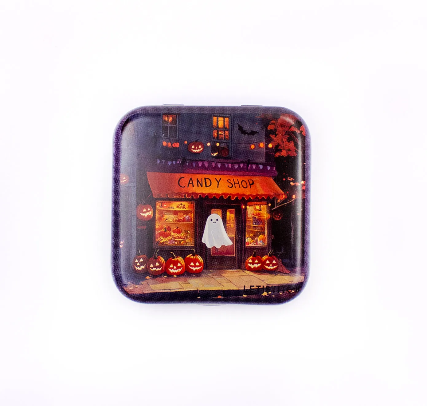 Leti Stitch Pumpkin Lane naaldendoosje blik 5,5 cm