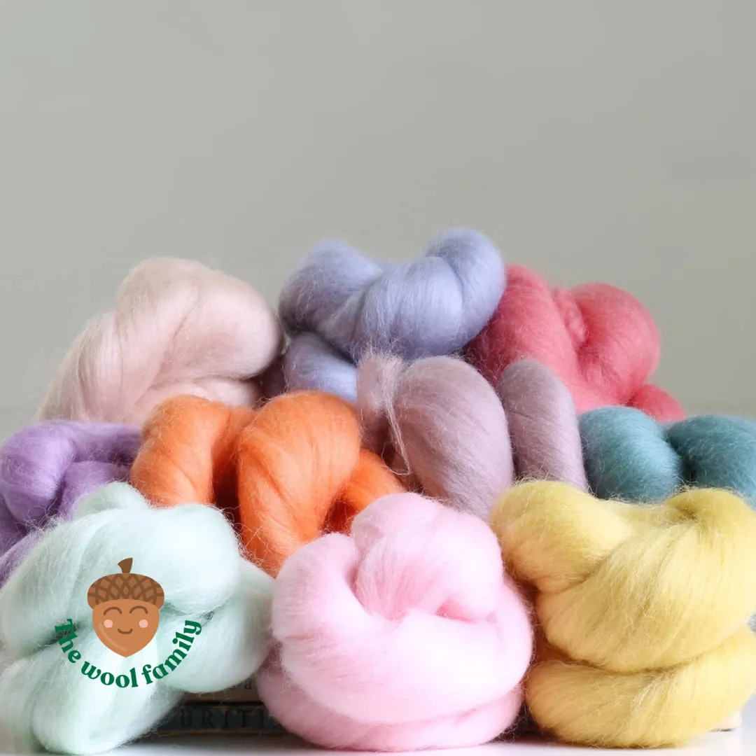 The Wool Family Dreamy Pastels merinowol 10x25g