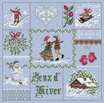 Madame la Fée Jeux d'Hiver borduurpatroon pdf download