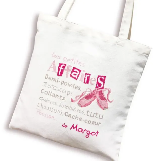 LiliPoints Danseuse kruissteekpatroon tas alfabet