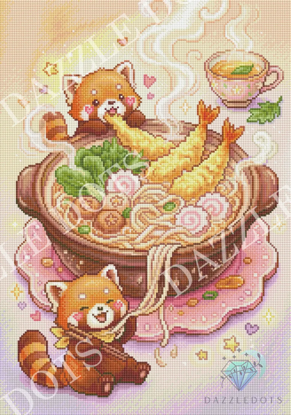 Leti Stitch FDS-6006 Happy Ramen Day diamond painting fairy dust