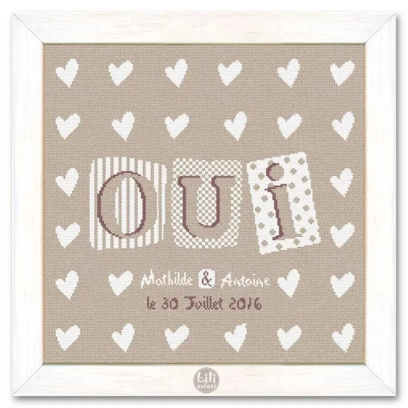 LiliPoints Marriage Yes borduurpakket complete kit trouwen