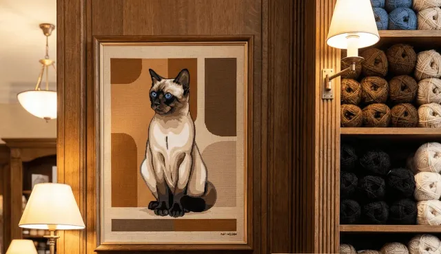 SEG Margot de Paris Siamois borduurcanvas kat