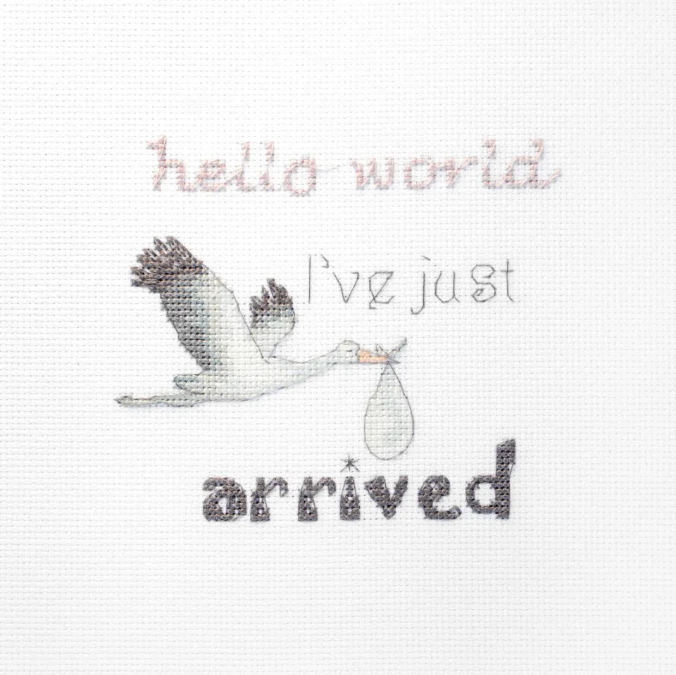 Leti Stitch LETI 931 A Gift for a Newborn borduurpakket baby