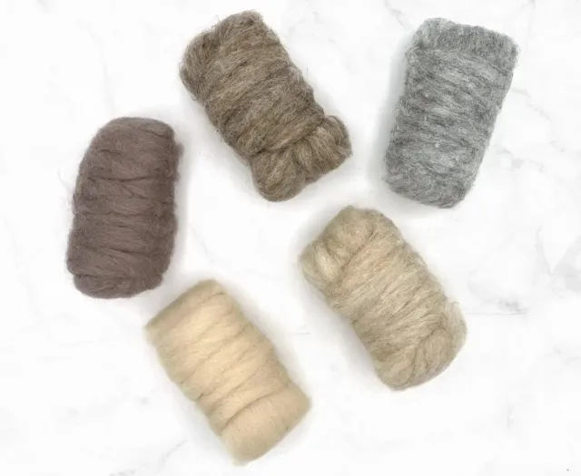 The Wool Family Corriedale lontwol zachte tinten 125 gr