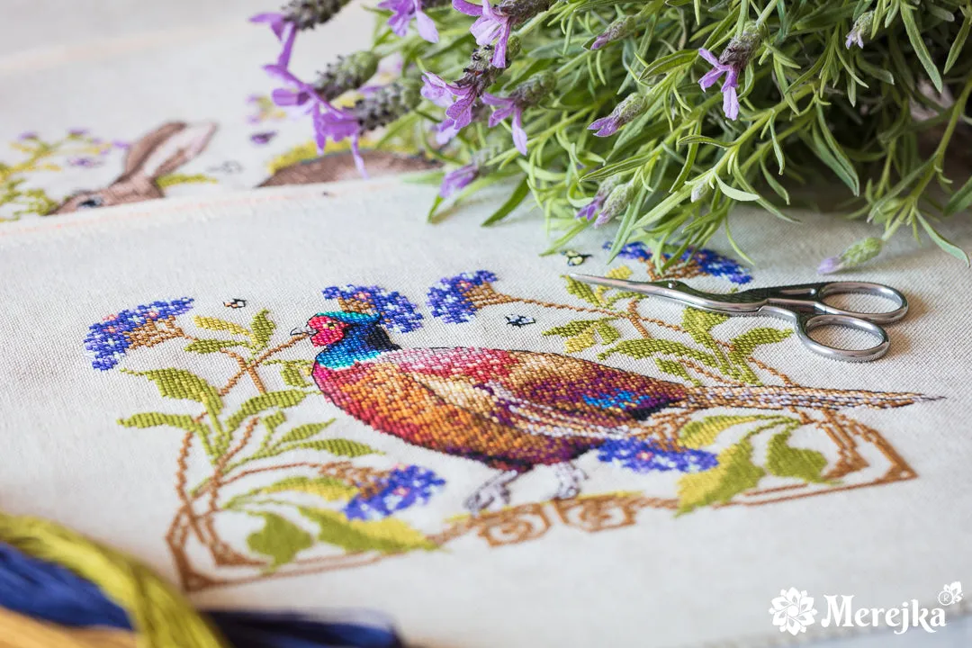 Merejka The Pheasant borduurpakket 22x16 fazant