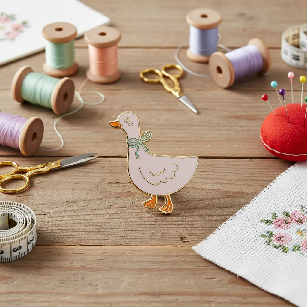 Leti Stitch 14394 Playful Duckling naaldmagneet 30mm