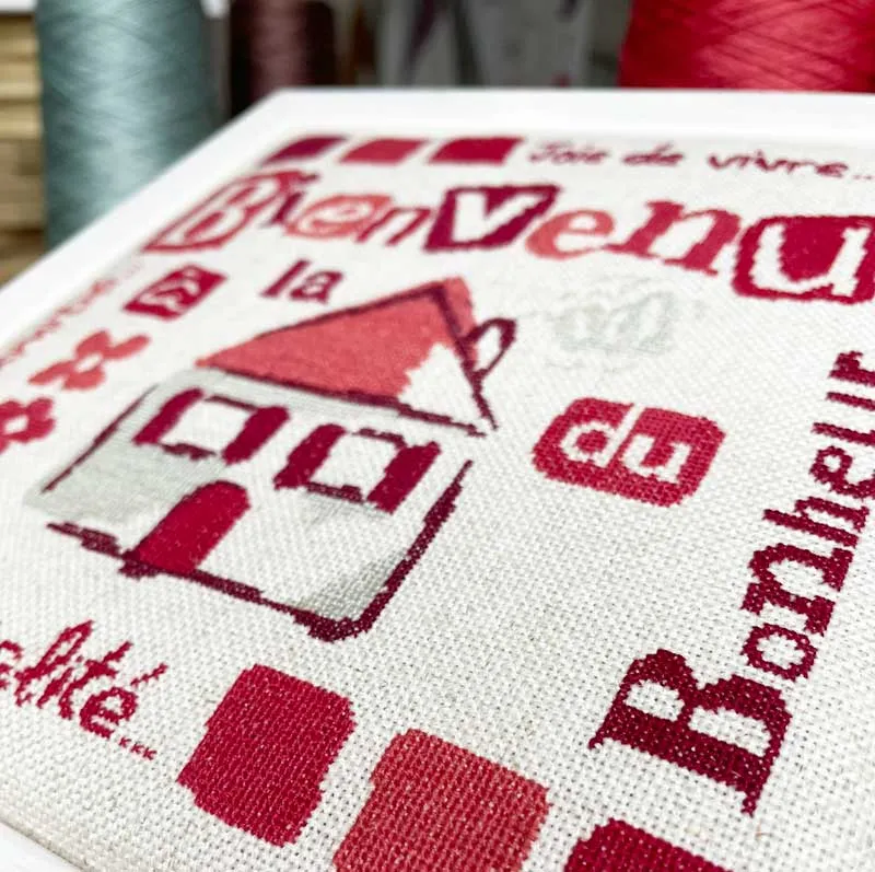 LiliPoints A Happy Home borduurpatroon 2 versies kruissteek