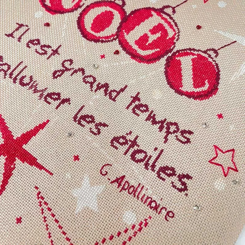LiliPoints Christmas Stars borduurpatroon kerst met kralen