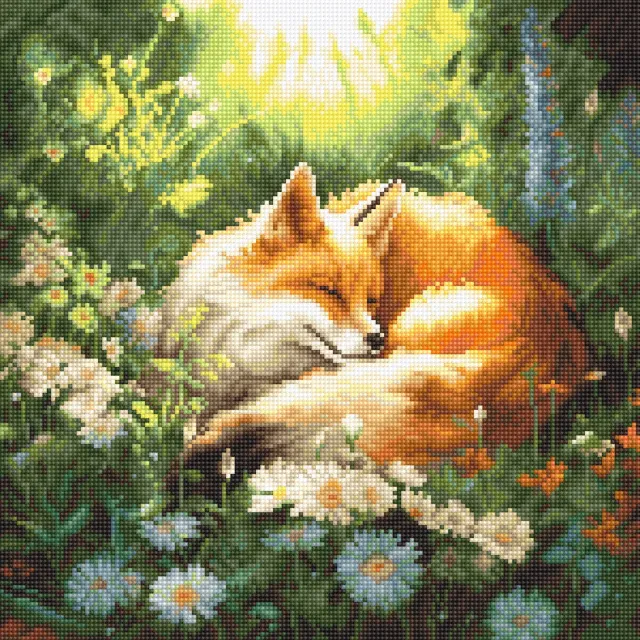 Leti Stitch L8103 Summer Dreams borduurpakket 24x24 cm