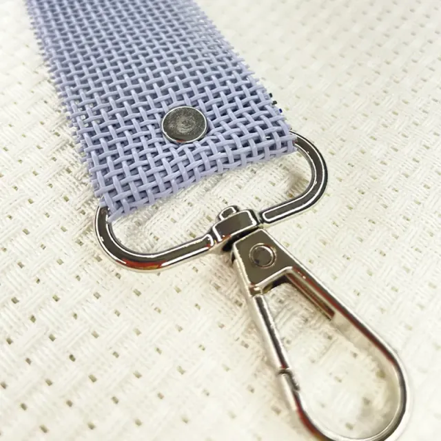 LiliPoints sleutelhanger borduurpakket lichtblauw 21 cm