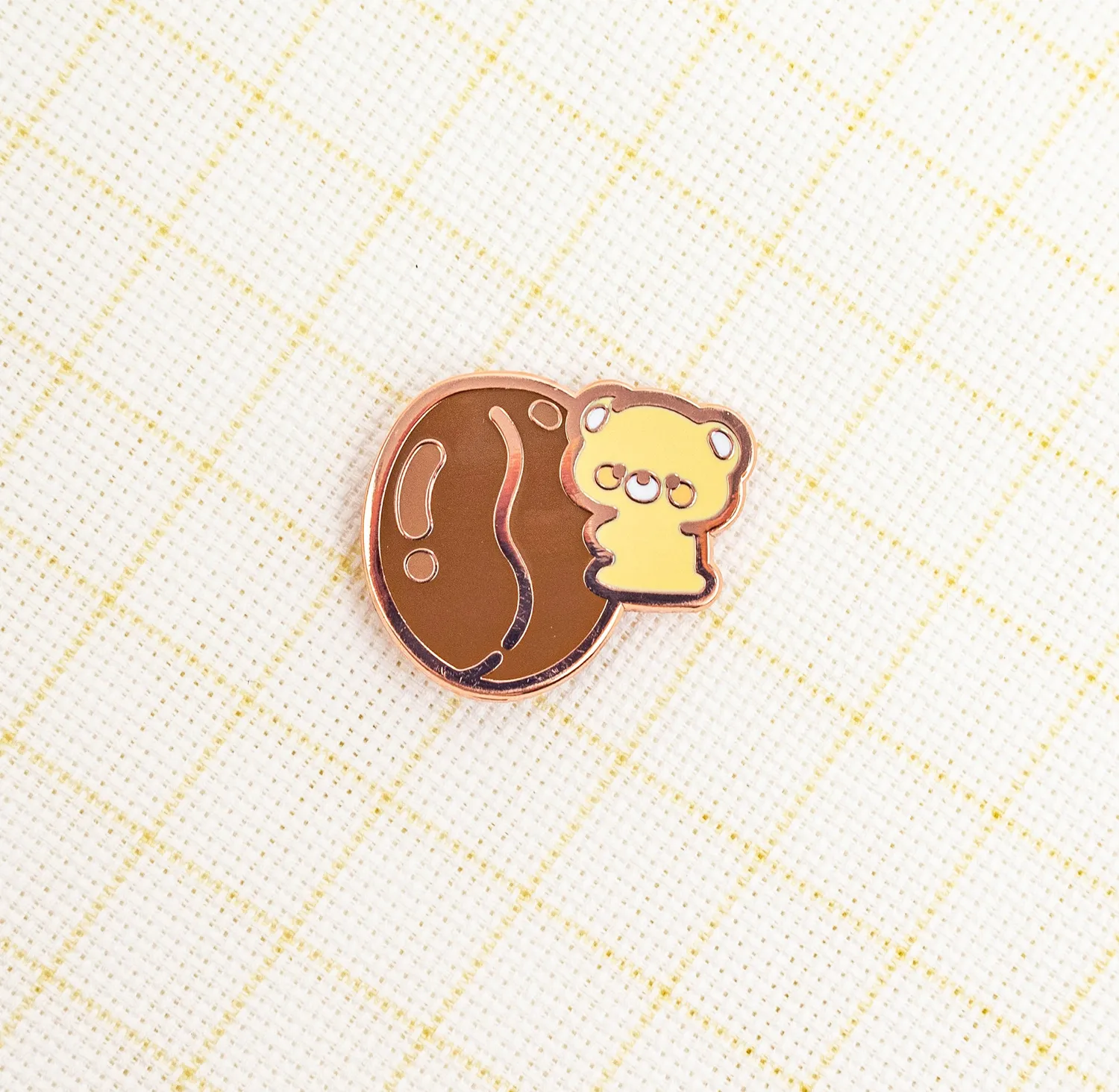 Leti Stitch 14396 Bean Bear naaldmagneet 27mm emaille