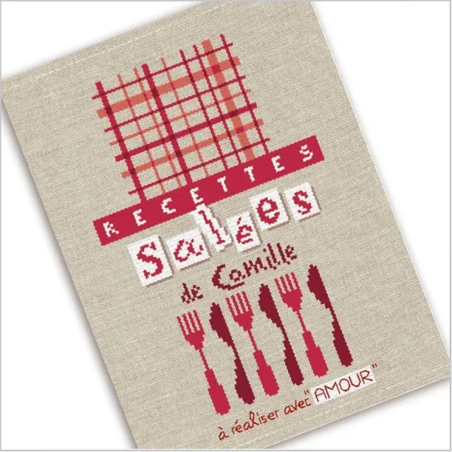 LiliPoints Savoury Recipes borduurpatroon boekomslag